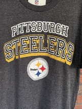 Pittsburg Steelers NFL Apparel Shirt Medium Football Jersey Short Sleeve Gray - $15.20