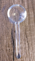 Vintage 1930s Clear Depression Glass Condiment Serving Spoon Round Well Mint! - £14.09 GBP