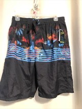 58C NWT Burnside Men&#39;s M Swim Trunks Board Shorts Muli Color Hawaiian Floral - £7.56 GBP