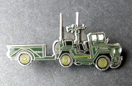 US ARMY M-151 JEEP LUV MILITARY VEHICLE WITH TRAILER LAPEL PIN 1.1 INCHES - $5.64