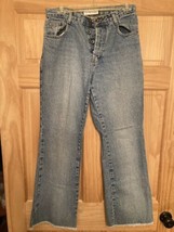 Womens Canyon River Blues Bootcut Blue Jeans Size 9M Frayed At Bottom Pr... - $11.87