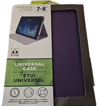 M-Edge Folio Plus Case Book Purple for Tablet 7&quot; 8&quot; iPad Mini 4 5 Galaxy Tab A - £9.11 GBP