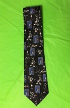 Looney Tunes Stamp Collection Bugs Bunny Taz Devil Men&#39;s Neck Tie Taz Daffy - £9.37 GBP