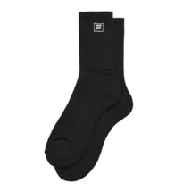 FILA Long Crew Socks Unisex Sportswear Training Tennis Sock Black FS3SCG... - $23.08+