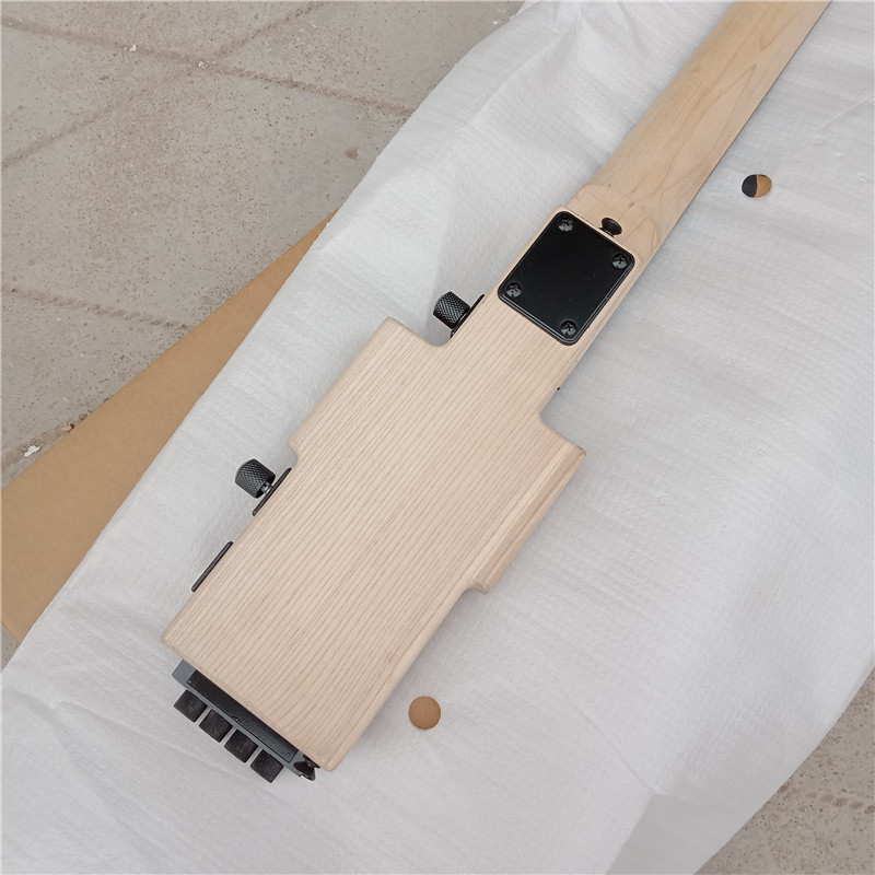 No Paint 4 Strings Headless Electric Bass,MINI Ash Body&Rosewood Fingerboard 626 Item image 6