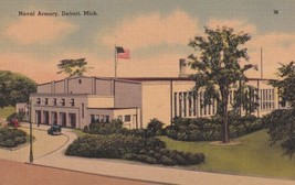 Naval Armory Detroit Michigan MI Postcard A29 - $2.99