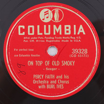 Percy Faith - On Top Of Old Smoky / Syncopated Clock 1951 10&quot; 78rpm Record 39328 - £27.99 GBP