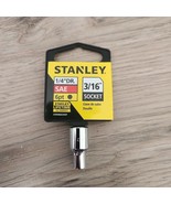 Stanley 1/4&quot; Drive SAE 3/16&quot; 6 point Socket Lifetime Warranty - £2.68 GBP