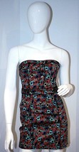 H&amp;M Sleeveless FLORAL Tube Style DRESS Multi-Color BACK ZIP ( 6 ) Free S... - $57.89