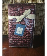 Pier 1 Quilted Essex Wine Color Sham 20&quot; x 26&quot;-Brand New-SHIPS N 24 HOURS - $2,499.69 MXN