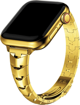 Apple Watch Band Stainless Metal Slim Bracelet Iwatch SE Ultra 9 8 7 6 5... - $29.88+