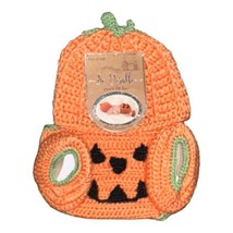 So ‘Dorable Pumpkin Hand Crocheted 3 Piece Halloween Set Size 0-6 Month New - $9.89