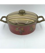 Tracy Porter Octavia Hill Collection Garden Casserole Dish Red Striped L... - £22.76 GBP