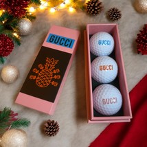 Brand New Gucci Pineapple VIP Golf Ball Gift, set of 3 - $700.08 MXN