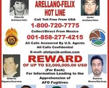 ARELLANO-FELIX BROTHERS WANTED 8X10 PHOTO MEXICO ORGANIZED CRIME DRUG CA... - £4.66 GBP