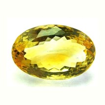 16.1Ct Naturel Citrine Jaune Coupe Ovale Gemme Soleil Ella Pour Jupiter - £43.98 GBP