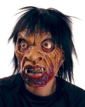 Zombie Mask Dark Skin Demonic Alien Creature Monster Halloween Costume M3203 - £49.53 GBP
