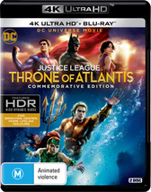 Justice League Throne Atlantis 4K UHD Blu-ray / Blu-ray | DC Universe | Region B - £14.51 GBP