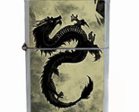 Chinese Dragon Rs1 Flip Top Dual Torch Lighter Wind Resistant - $16.78