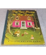  Little Golden Book The New House in the Forest #24 Blue Cloth Binding 1... - $34.10 CAD