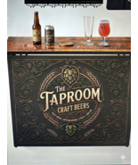 PORTABLE BAR PERSONALIZED GRAPHICS  COCKTAIL BAR EVENTS CATERING CORP BR... - $1,126.62