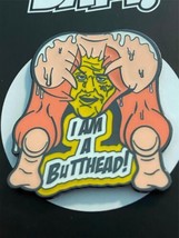 Society I am a Butthead Bam! Horror Movie Box Enamel Pin LE Limited Edition - $13.99