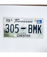 2009 United States Tennessee Chester County Passenger License Plate 305 BMK - €12,79 EUR