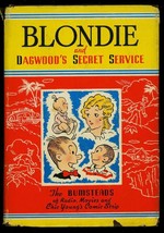 Blondie and Dagwood&#39;s Secret Service w/ dust jacket Whitman #2374 - $80.02