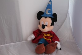 NWOT Disney Parks Mickey Mouse Sorcerer Plush Soft Stuffed Doll Toy 14&quot; Damaged - £14.93 GBP