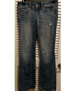 American Eagle Women’s Slim Boot  Size 6 L Long Blue Stretch - $25.98 CAD