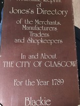 JONES&#39;S Annuaire De The City Of Glasgow Livre - £6.93 GBP