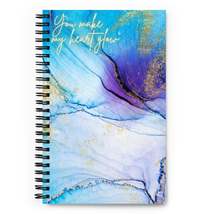 Blue Abstract Spiral notebook - £13.18 GBP