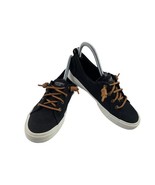 Sperry Women 6.5M crest Vibe Shoes Black Canvas Slip on Comfort Casual S... - $26.91 CAD