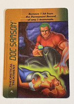 Marvel Overpower 1996 Character Cards Doc Samson Theoretical Treatment - £1.00 GBP