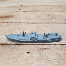 VINTAGE TOOTSIETOY TRANSPORT FRIGATE US NAVY SHIP NO. 1039 GRAY USA TOOT... - $23.00