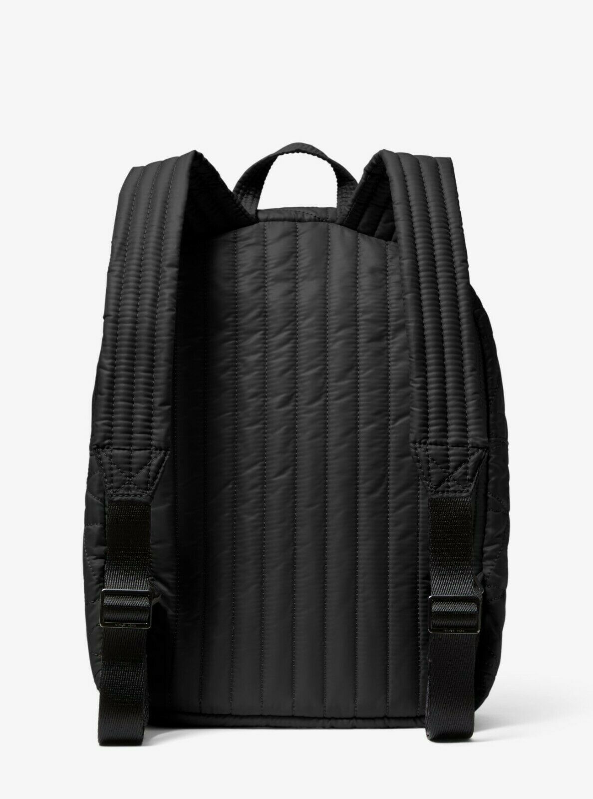 Michael Kors Winnie Medium Quilted Nylon Black Backpack 35T0UW4B2C NWT