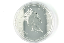 Canadá 2000 Voyage Of Discovery Brilliant Uncirculated de Plata Dólar Mo... - $601.37 MXN