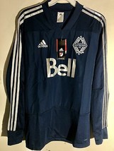 Adidas Long Sleeve MLS Jersey Vancouver Whitecaps Team Navy sz L - $25.24