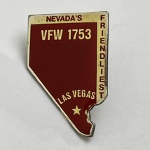 Las Vegas Nevada VFW Post 1753 Veterans Organization State Lapel Hat Pin... - $9.95