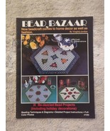 BEAD BAZAAR Vintage Beading Patterns Craft Book Plaid #7299 Vtg SC 1979 ... - $9.49