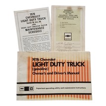 1976 CHEVROLET LIGHT DUTY PICK UP TRUCK OWNERS MANUAL GASOLINE MODELS - $242.34 MXN