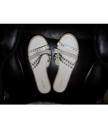 Nine West Jellybean Sandals Off White Size 10M Women&#39;s EUC - £20.47 GBP