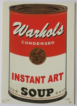 Instant Art Of Andy Warhol Hand Signed Lithograph Sam Kautsch 255/900 - £61.01 GBP