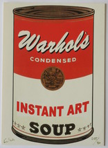 INSTANT ART OF ANDY WARHOL HAND SIGNED LITHOGRAPH SAM KAUTSCH 255/900 - $78.00