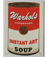 INSTANT ART OF ANDY WARHOL HAND SIGNED LITHOGRAPH SAM KAUTSCH 255/900 - $78.00