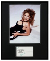 Rhonda Shear Signed Framed 16x20 Postcard &amp; Photo Display USA Up All Night - £98.91 GBP