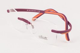 SILHOUETTE 1565 Purple Rimless Eyeglasses 406051 53mm SMALL - £118.82 GBP