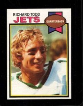 1979 Topps #41 Richard Todd Nmmt Ny Jets Nicely Centered *X39822 - £3.83 GBP
