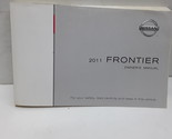 2011 Nissan Frontier Owners Manual Guide Book - $170.28