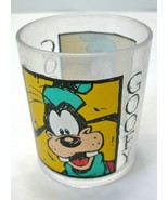 Vintage Thermo-Serv Disney Goofy Plastic Cup USA Colorful Clear Bar - £7.43 GBP